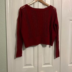 Ambiance red sweater.